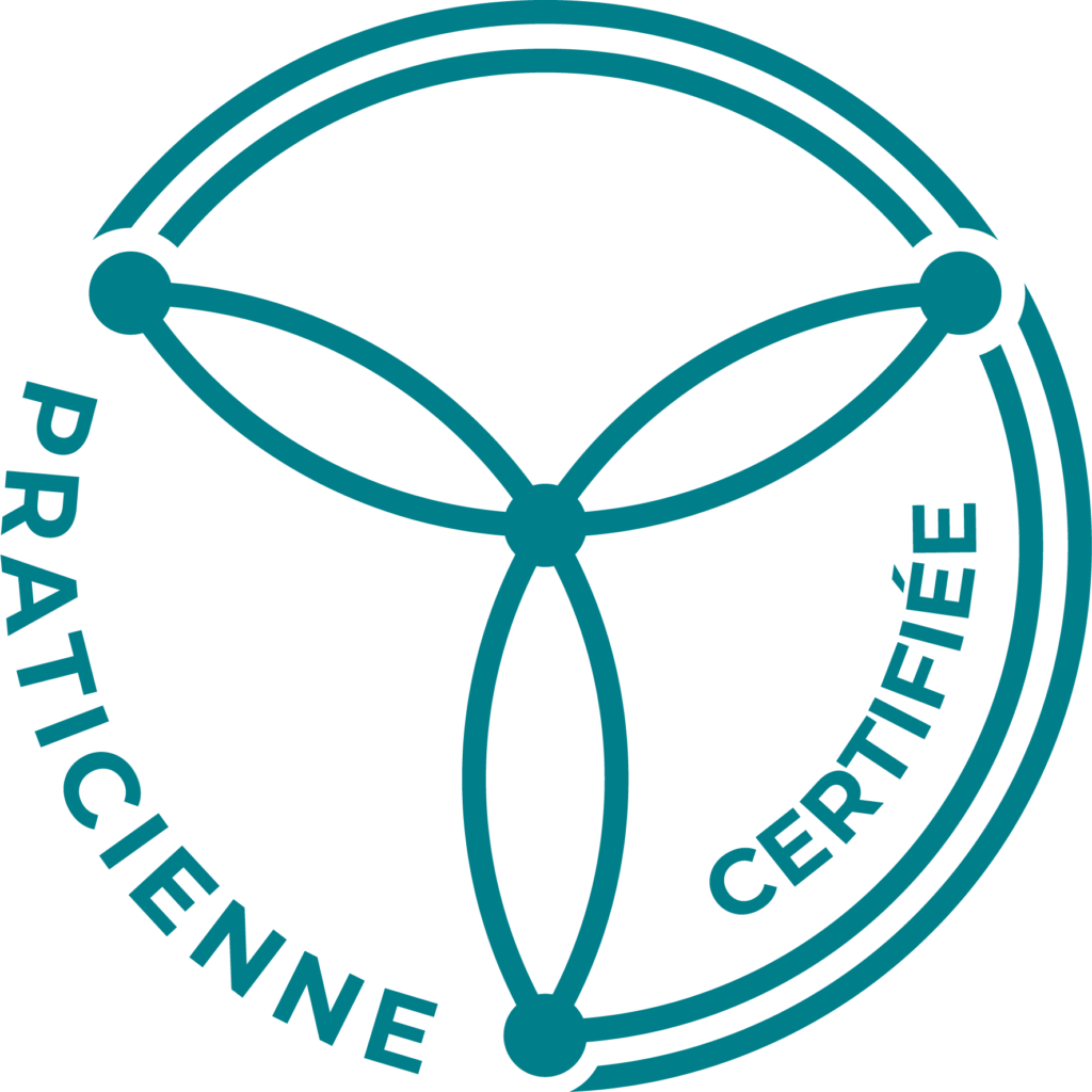 Badge Praticienne Vertical Teal